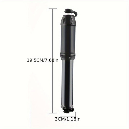 100Psi Mini Bike Pump Aluminum Alloy Hand Air Pump Tire Inflator