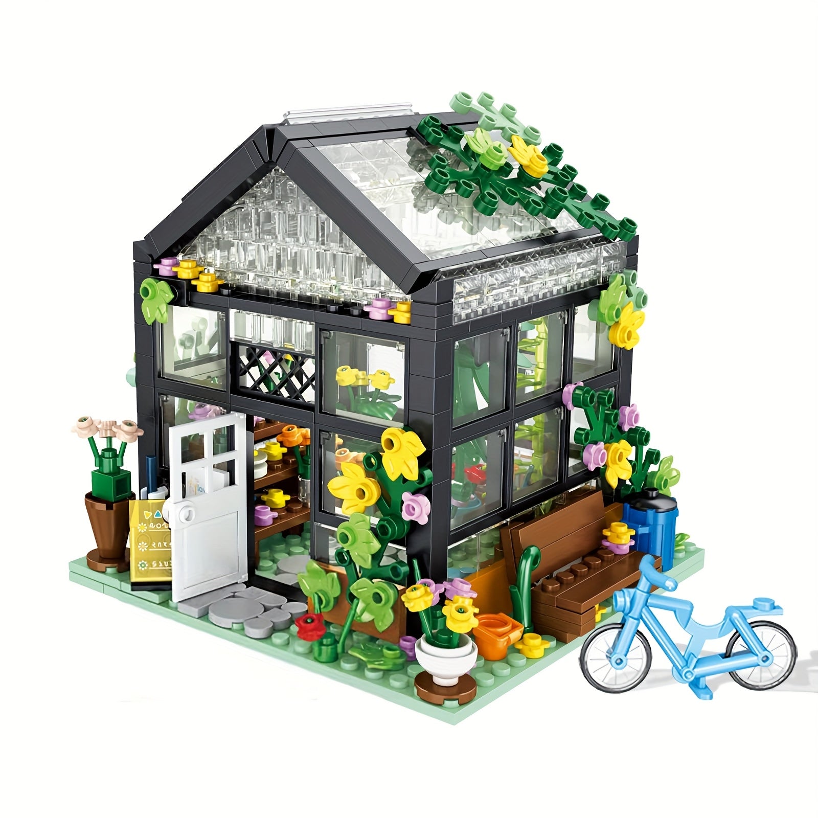 Flower Friends House Building Set - Elegant and Warm Environment - 579pcs