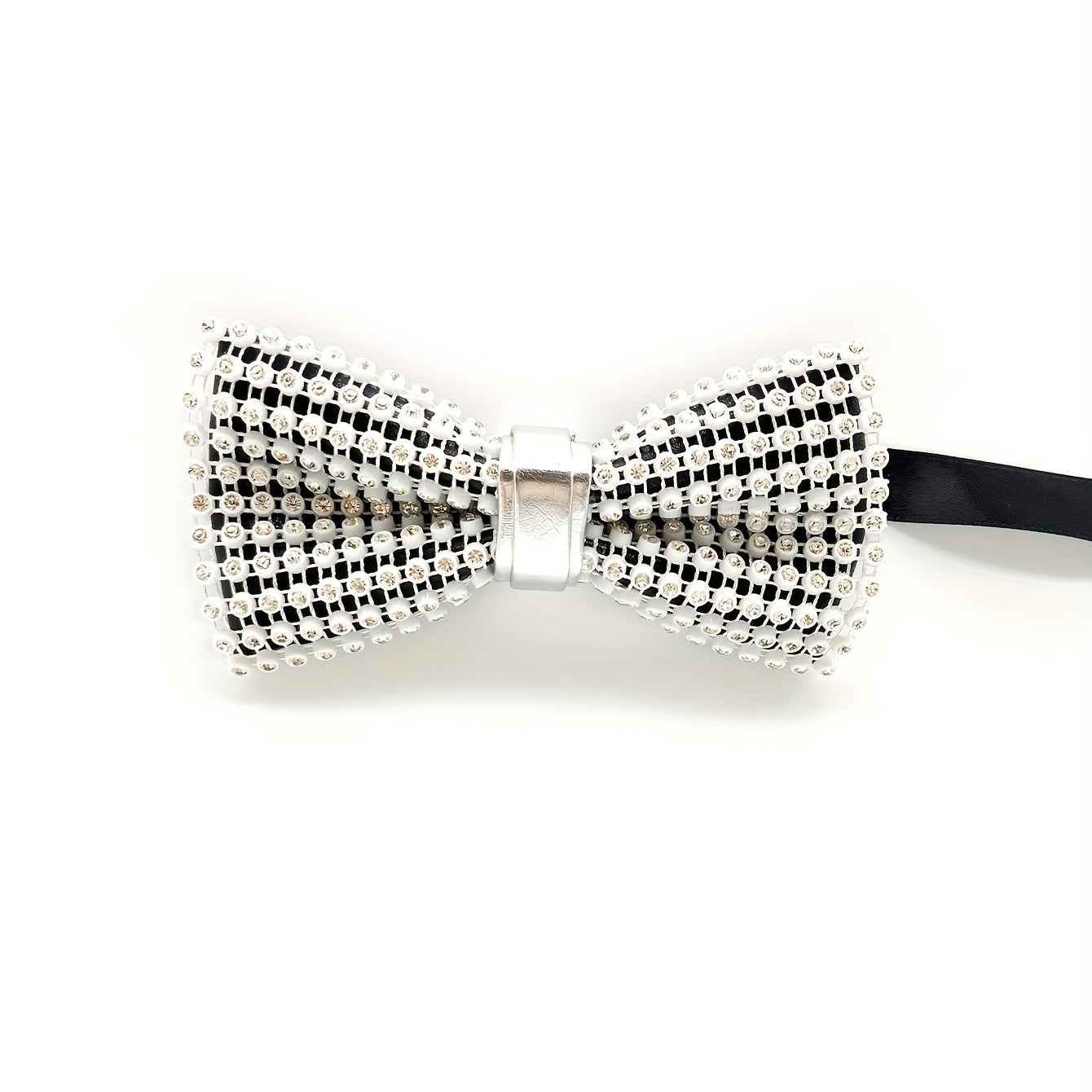 Men's Crystal Bow Tie with Artificial Diamond