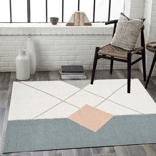 Fluffy Faux Wool Area Rugs Modern Large Carpet Non-slip Machine Washable