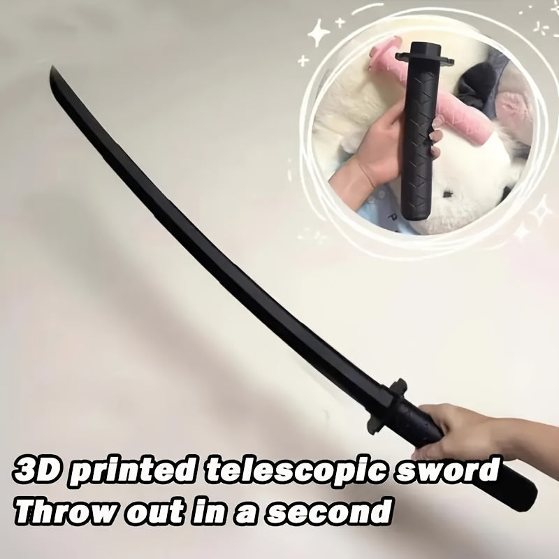 Telescopic Samurai Sword COS Swing Sword Long Sword Decompression