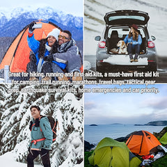 Outdoor Emergency Blankets Pack: Stay Warm for Camping, Hiking, Survival