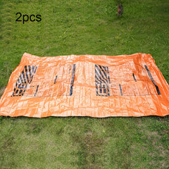 2pcs Emergency Insulation First Aid Blanket for Camping