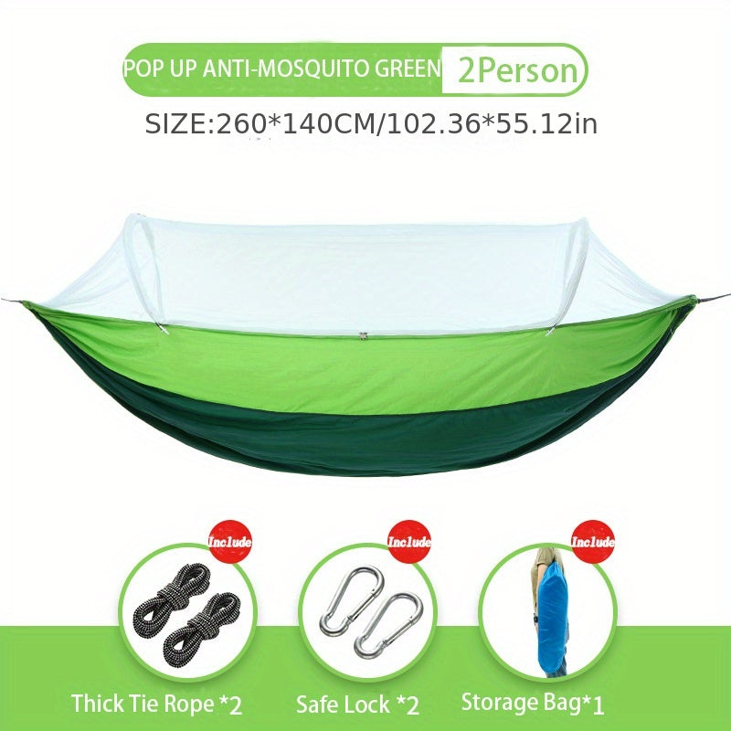 Durable Portable Anti Mosquito Hammock Quick Opening Breathable