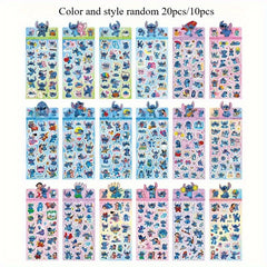 Stitch Novelty Stickers - Cute Cartoon Characters - Student Prizes