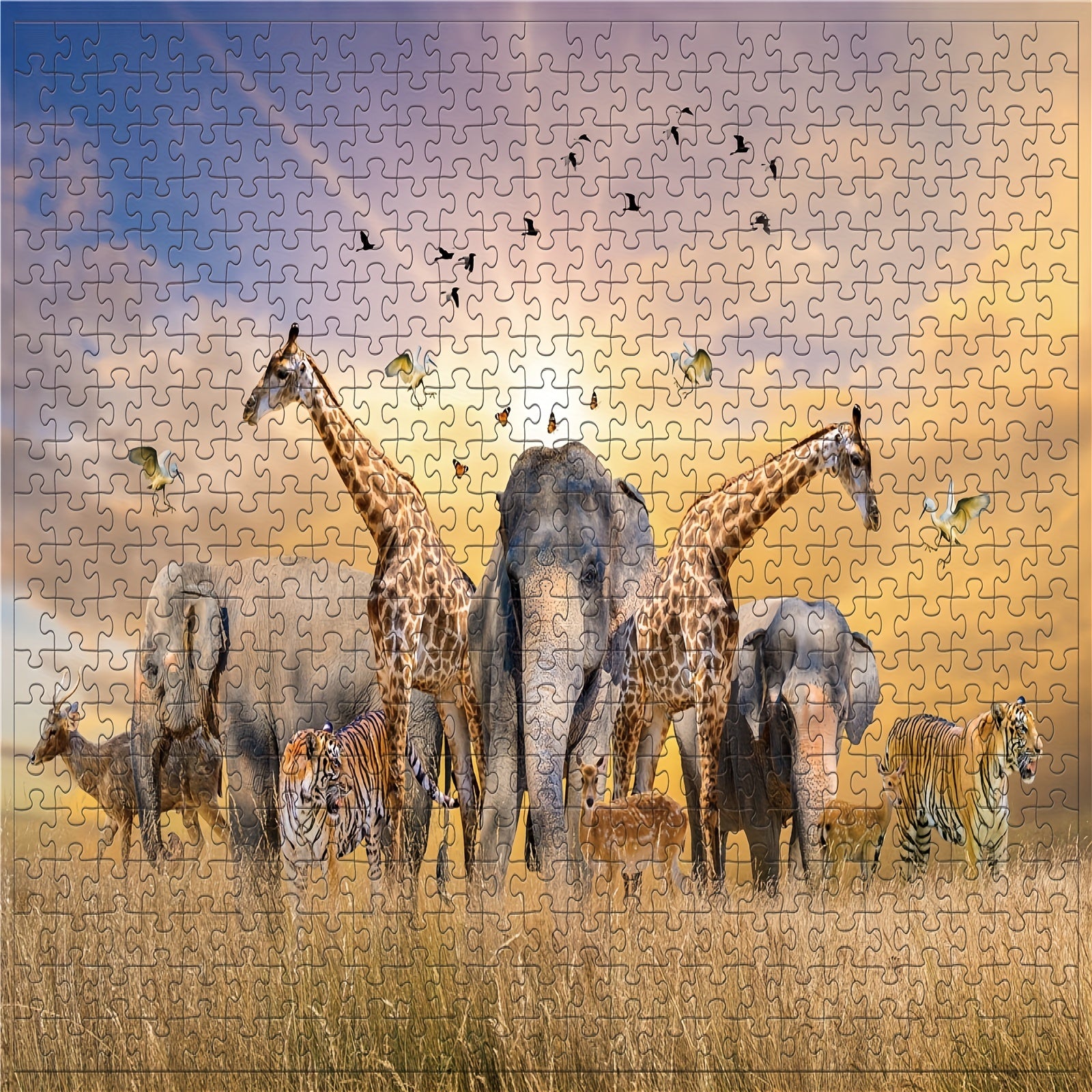 500pcs Animals Prairie Jigsaw Puzzles