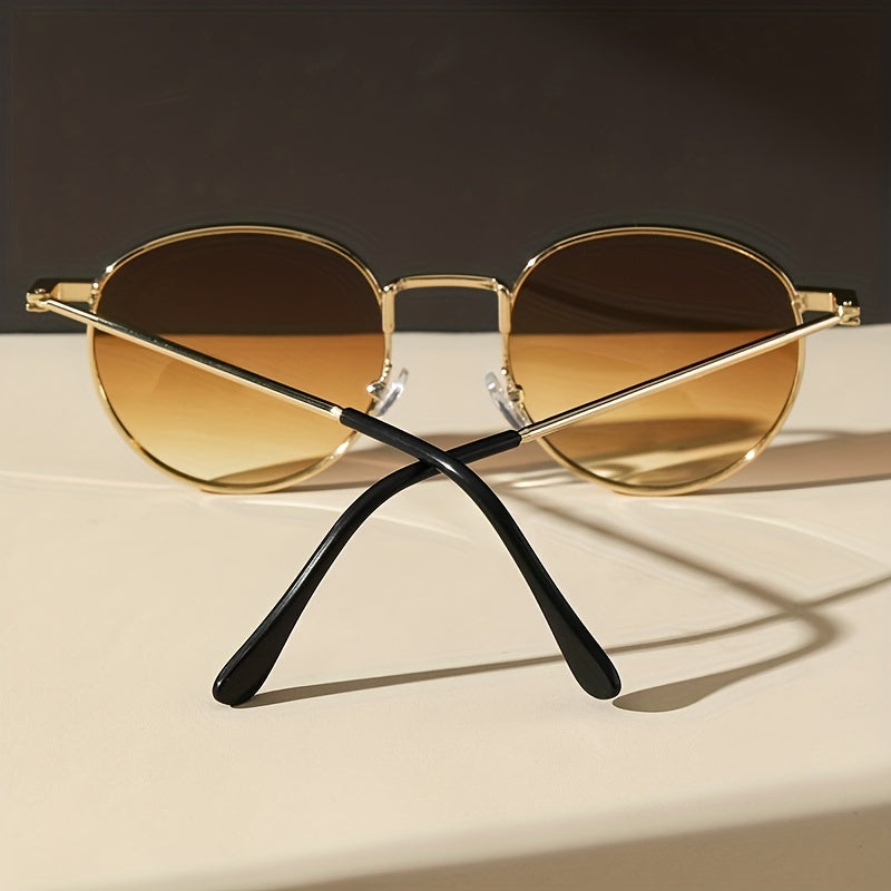 Metal Frame Sunglasses Anti Glare UV400
