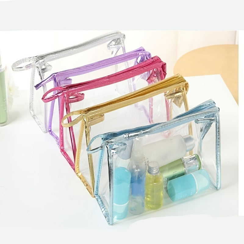 Clear Transparent Plastic PVC Makeup Storage Bag Zipper