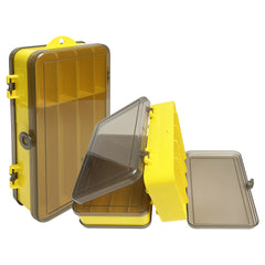 Yellow Tool Box Parts Organizer Plastic Screw Storage Electronic Accessories Box