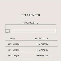 Men's Leather Business Belt & Buckle - Perfect Gift for Husband or Father