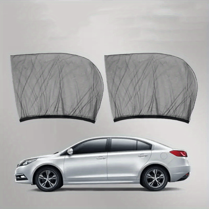 Car Window Sun Shade Mesh UV Protection Insect Resistant - Universal Fit