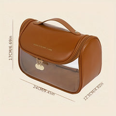 Transparent Cosmetic Storage Bag Portable Travel Organizer