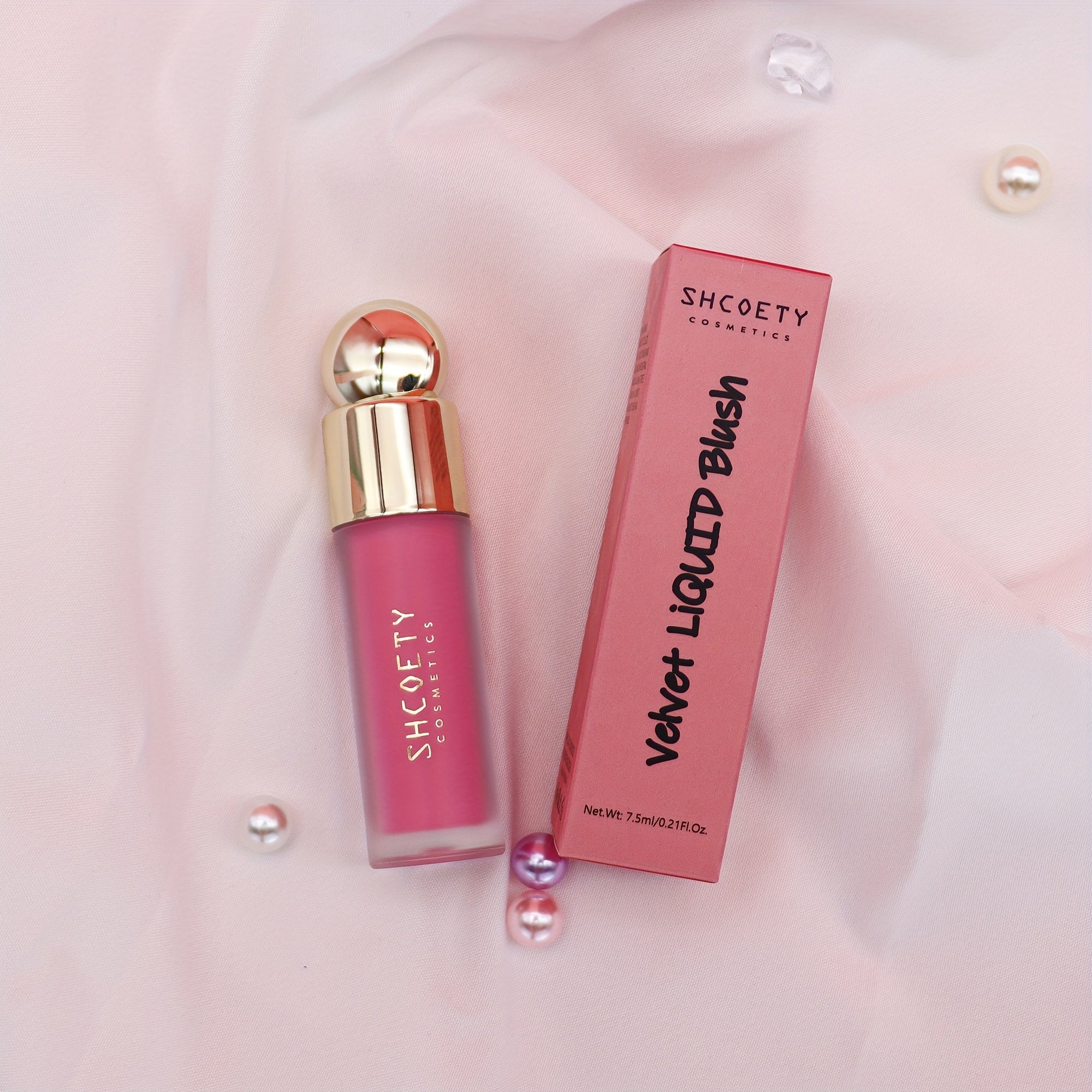 Matte Liquid Blush Lipstick Lip Glaze Natural Pink