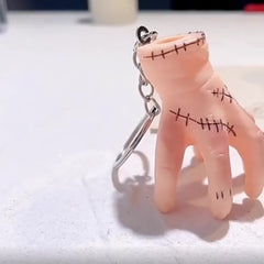 Wednesday Character Keychain - Spooky Touch for Your Keys