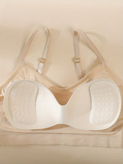 3pcs Wireless Comfy Sports Bras Breathable Intimates Women's Lingerie