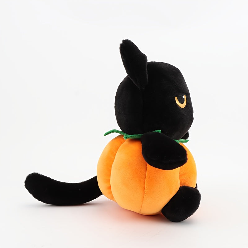 Halloween Cat Plush & Pumpkin Stuffed Animal Combo