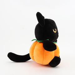 Halloween Cat Plush & Pumpkin Stuffed Animal Combo