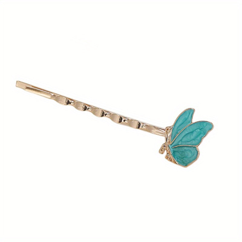 Butterfly Decor Bobby Pin Hair Clip Non Slip Accessory