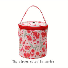 Mini Yarn Storage Bag Round Knit Bag Yarn Drum Box for Yarn Ball Crochet
