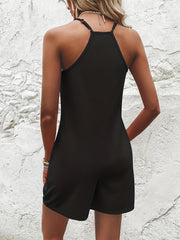V Neck Cami Romper Jumpsuit Women's Clothing