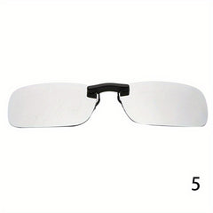 Men's Clip On Polarized Night Vision Driving Sunglasses