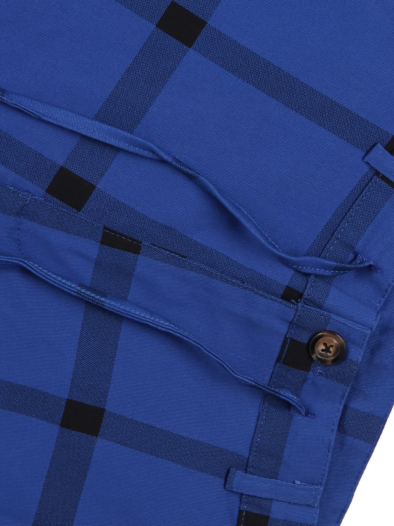 Men's Plaid Drawstring Slim Fit Summer Shorts