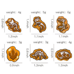 Men's Animal Pattern Brown Pin