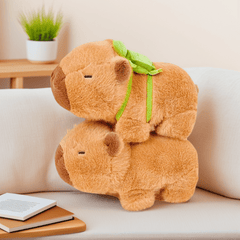 3pcs Capybara Turtle Backpack Handheld Lollipop Plush Set Fun Birthday Gift