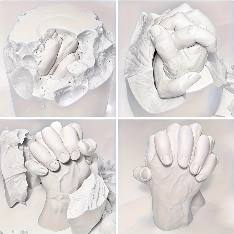 DIY Couple Hand Model Set 3D Clone Hand & Foot Create Lasting Memory Souvenir