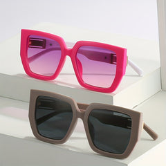 Retro Square Sunglasses UV400 Shades for Summer Outdoor Travel