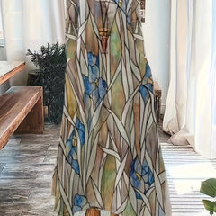 Women's Plus Floral Print Maxi Dress