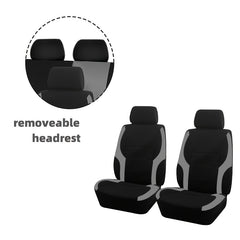 4pcs Mesh Cloth Car Front Seat Cover Set Four Seasons Universal
