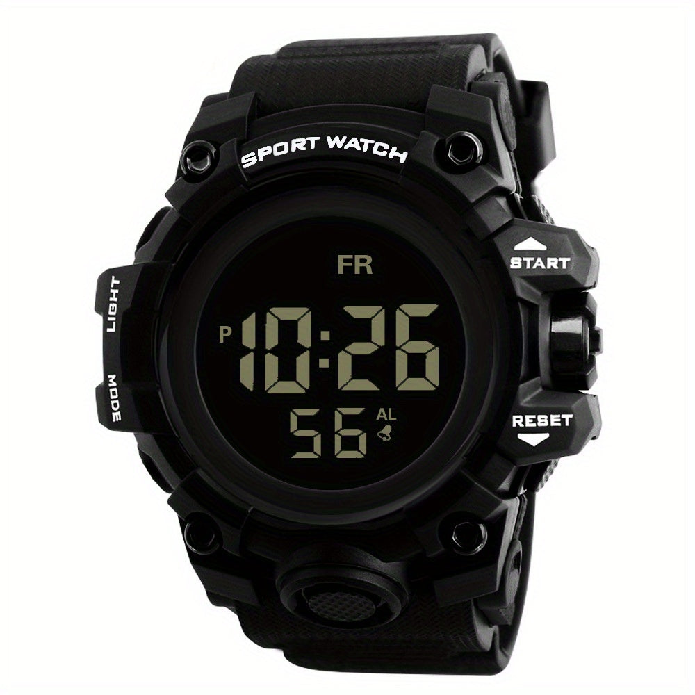 Men's Outdoor Sports Digital Watch Multifunctional Glow