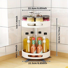 1pc Spice Spinner Spice Rack Organizer Tiered Spice Organizer Spice Bottle Holde