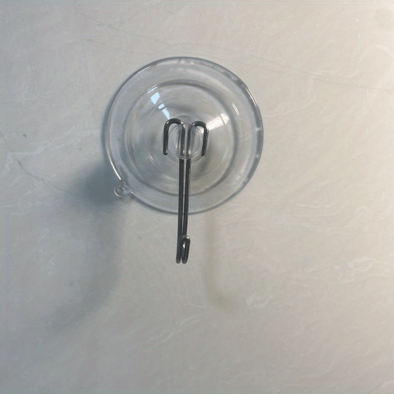 Small Transparent Suction Cup Hook for Glass Doors