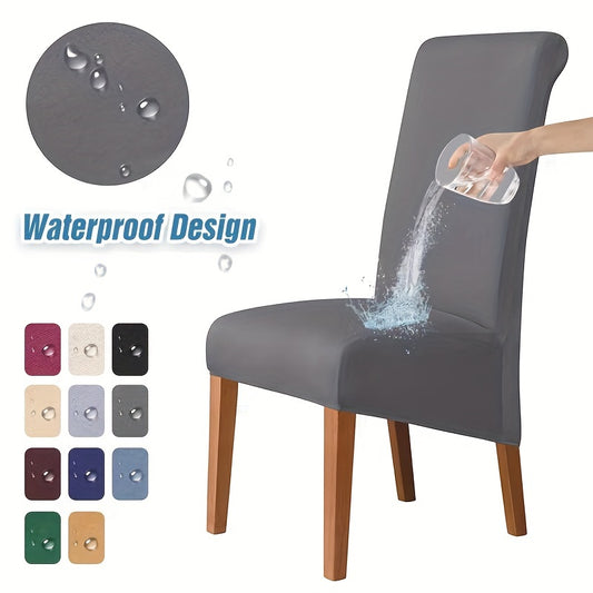 Waterproof Milk Fiber Fabric Dining Chair Cover - Protect Your Furniture