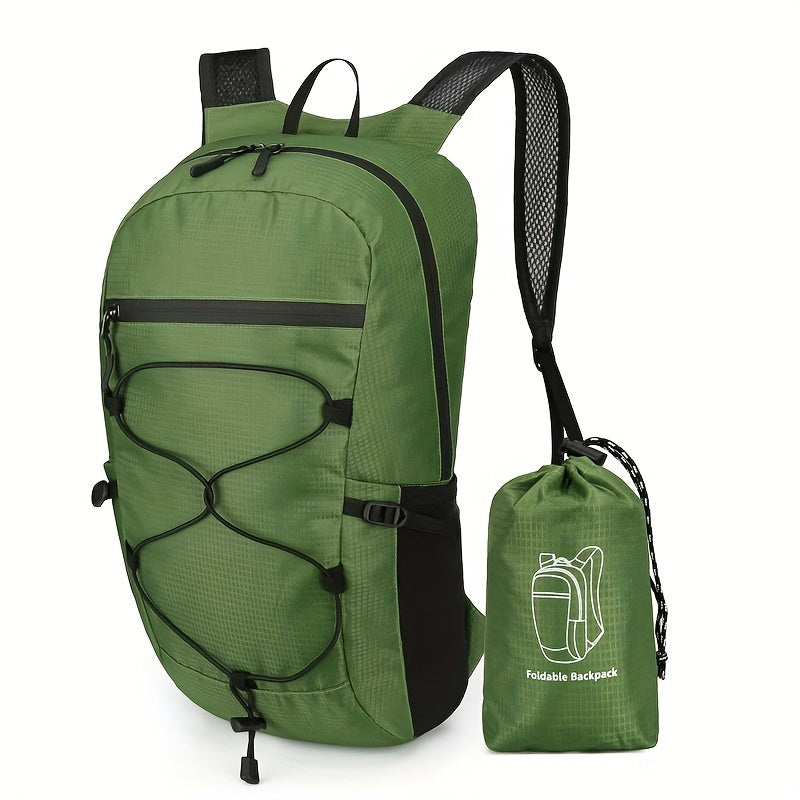 Lightweight Foldable Hiking Backpack Waterproof Large Capacity Travel Bag