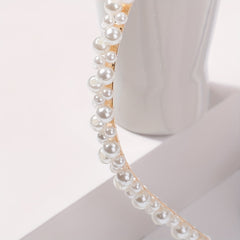 Faux Pearl Headband Skinny Head Hoop Headdress Hair Accessories
