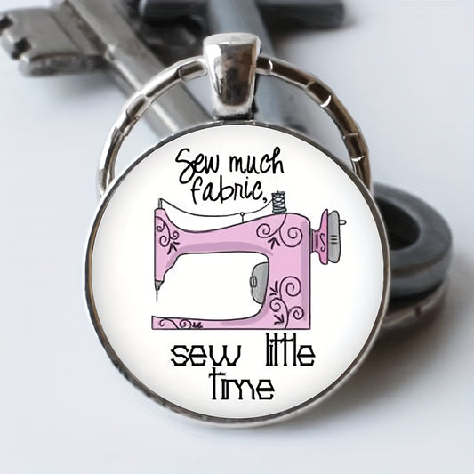 Vintage Sewing Machine Keychain for Boys and Girls
