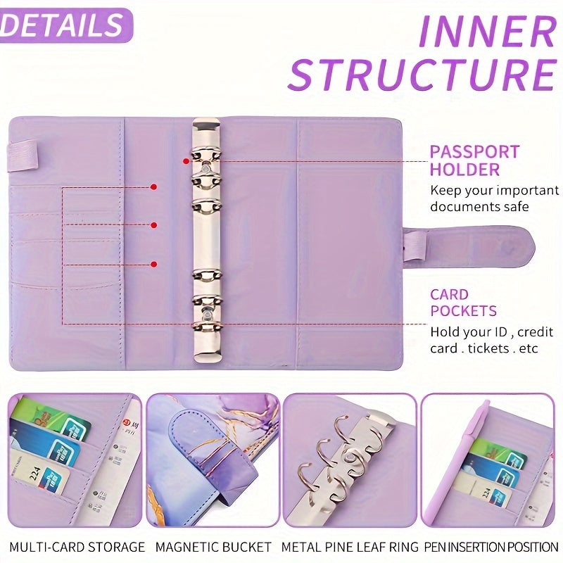 A6 Budget Binder Set with Cash Envelope System
