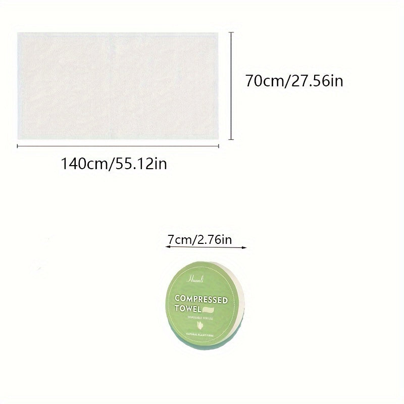 1pc Compressed Bath Towel for Travel Portable Camping Towel