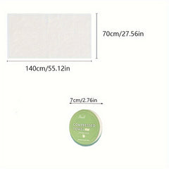 1pc Compressed Bath Towel for Travel Portable Camping Towel