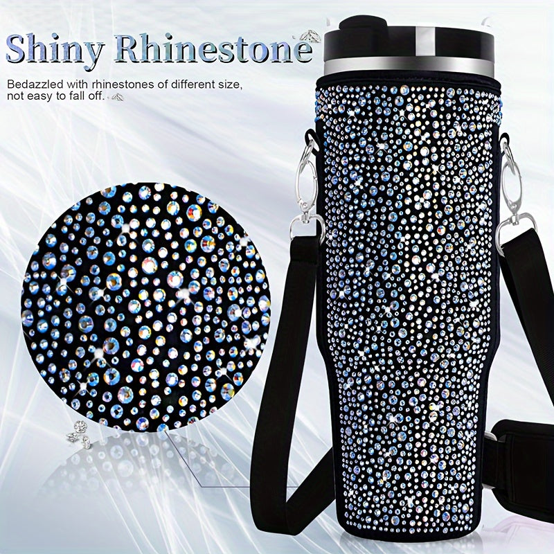 40oz Cup Sleeve w/ Adjustable Shoulder Strap for Outdoor Sports