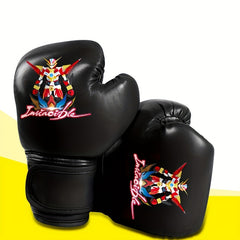 Flame Boxing Gloves Cartoon Training Gloves Protective Gear for Beginners