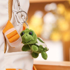 Turtle Keychain Pendant Doll Girl Plush Doll Ornament Schoolbag