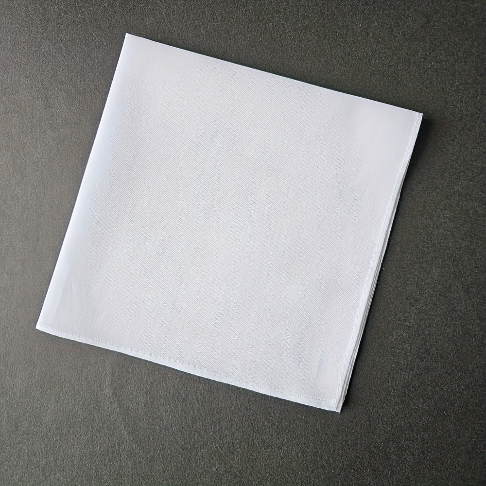 6pcs Soft Wedding Hankies Handkerchief Accessories