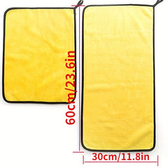Car Wash Towel Coral Fleece Cleaning Rag Thickened Fishing Towel