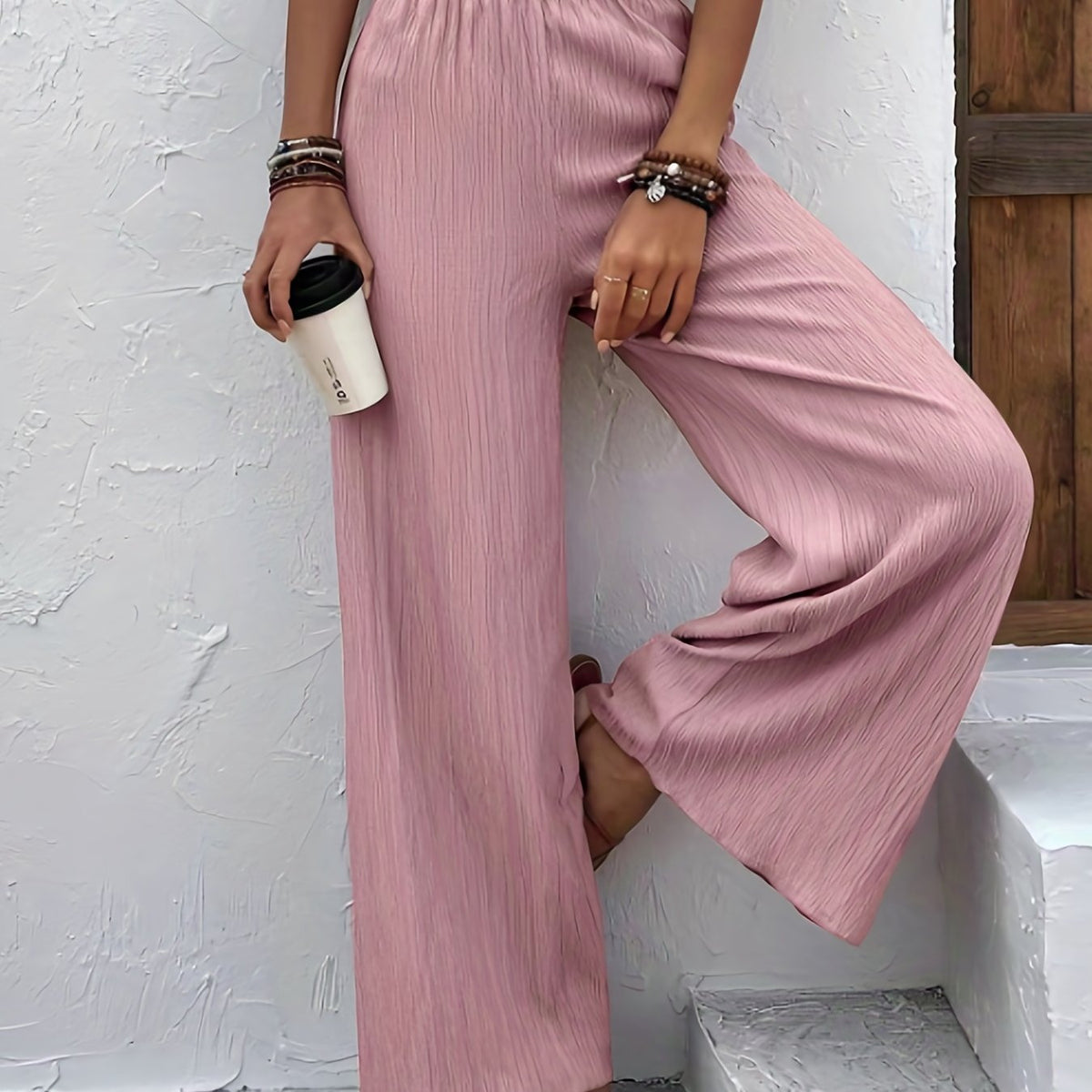 Women's Plus Size Wide Leg Comfy Loose Fit Pants