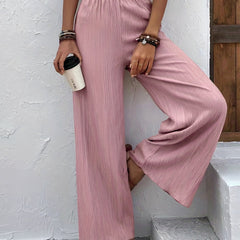 Women's Plus Size Wide Leg Comfy Loose Fit Pants