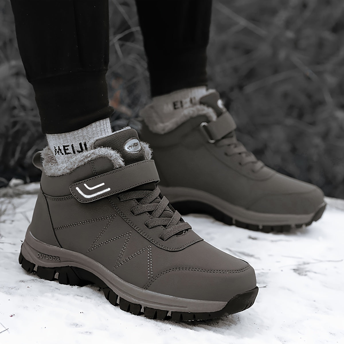 Women's Warm Snow Shoes Non Slip Outdoor Sneakers